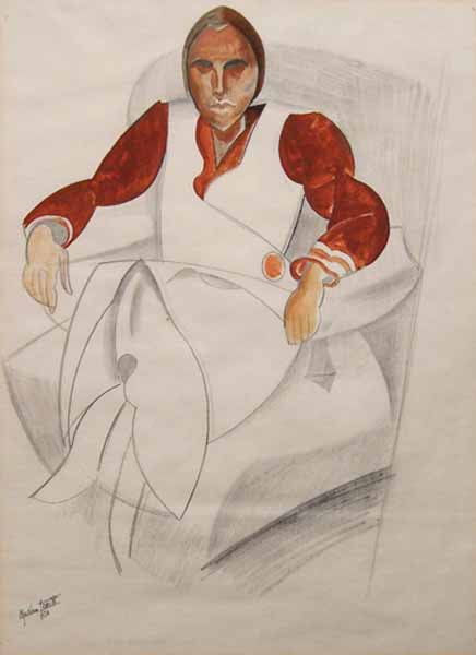 Study for Painting (Seated Lady)